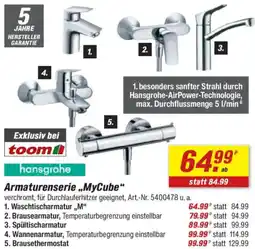 toom Baumarkt hansgrohe Armaturenserie ,,MyCube" Angebot