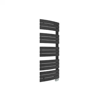 Netto Marken-Discount Badezimmer-Heizkörper, Mattschwarz, 55x138cm Angebot