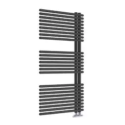 Netto Marken-Discount Badezimmer-Heizkörper Wien, Mattschwarz 60x113,2cm Angebot