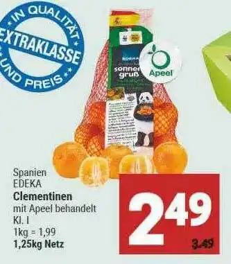 Marktkauf Edeka Clementinen Angebot