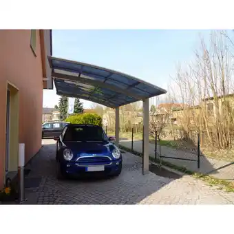 toom Baumarkt Ximax Einzelcarport 'Portoforte Typ 60 MR' edelstahlfarben 270 x 495 x 298 cm Angebot