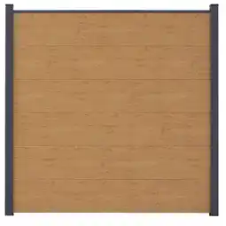 toom Baumarkt GroJa Steckzaun 'BasicLine' Eichefarben/natur 180 x 180 cm Angebot