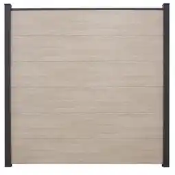 toom Baumarkt GroJa Steckzaun 'BasicLine' Eichefarben hell 180 x 180 cm Angebot