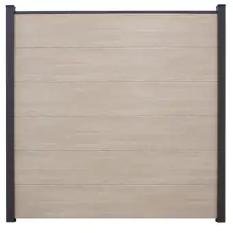 toom Baumarkt GroJa Steckzaun 'BasicLine' Eichefarben hell 180 x 180 cm Angebot