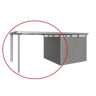 toom Baumarkt Biohort Seitendach quarzgrau-metallic 282 x 275 x 222 cm für Gerätehaus 'HighLine' H4 Angebot