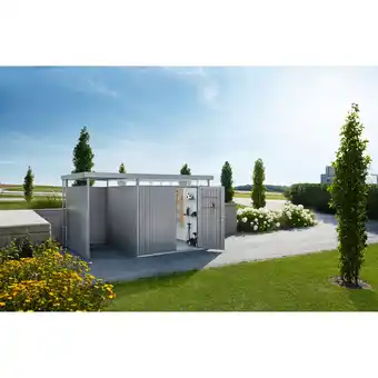 toom Baumarkt Biohort Seitenwand für Seitendach für Gerätehaus 'Highline' Größe H6 quarzgrau-metallic Angebot