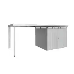 toom Baumarkt Biohort Seitendach silber-metallic 282 x 235 x 222 cm für Gerätehaus 'HighLine' H3 Angebot