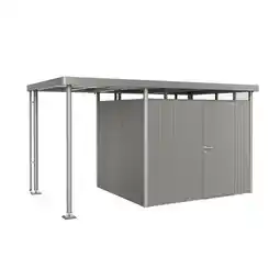 toom Baumarkt Biohort Seitendach Größe S zu Gerätehaus 'HighLine' Größe H3 quarzgrau-metallic Angebot