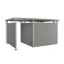 toom Baumarkt Biohort Seitendach Größe S zu Gerätehaus 'HighLine' Größe H4 quarzgrau-metallic Angebot