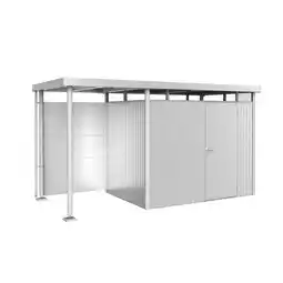 toom Baumarkt Biohort Rückwand für Seitendach Größe S zu Gerätehaus 'HighLine' Größe H2-H5 silber-metallic Angebot
