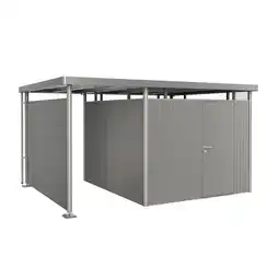 toom Baumarkt Biohort Seitendach Größe S zu Gerätehaus 'HighLine' Größe H5 quarzgrau-metallic Angebot