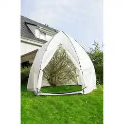 toom Baumarkt Pergart Pflanzenzelt 'Hawaii XL' Ø 340 x 280 cm mit weiß Angebot
