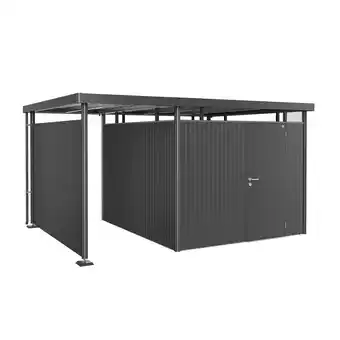 toom Baumarkt Biohort Seitendach Größe S zu Gerätehaus 'HighLine' Größe H5 dunkelgrau-metallic Angebot