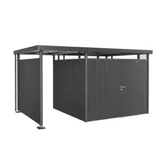 toom Baumarkt Biohort Seitendach Größe S zu Gerätehaus 'HighLine' Größe H4 dunkelgrau-metallic Angebot