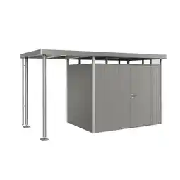 toom Baumarkt Biohort Seitendach Größe S zu Gerätehaus 'HighLine' Größe H2 quarzgrau-metallic Angebot