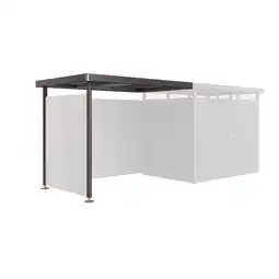 toom Baumarkt Biohort Seitendach dunkelgrau-metallic 282 x 195 x 222 cm für Gerätehaus 'HighLine' H2 Angebot