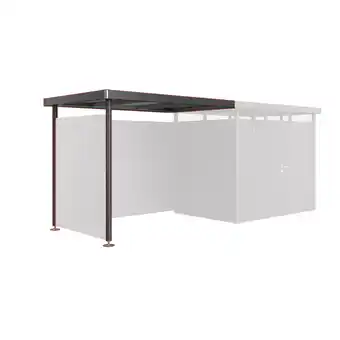 toom Baumarkt Biohort Seitendach dunkelgrau-metallic 282 x 195 x 222 cm für Gerätehaus 'HighLine' H2 Angebot