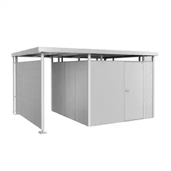 toom Baumarkt Biohort Seitendach Größe S zu Gerätehaus 'HighLine' Größe H5 silber-metallic Angebot