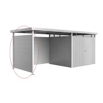 toom Baumarkt Biohort Seitenwand zum Seitendach silber-metallic 197 x 2,5 x 181 cm für Gerätehaus 'HighLine' H3 Angebot