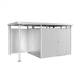 toom Baumarkt Biohort Seitendach Größe S zu Gerätehaus 'HighLine' Größe H3 silber-metallic Angebot