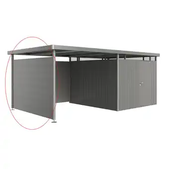 toom Baumarkt Biohort Seitenwand für Seitendach für Gerätehaus 'Highline' Größe H5 quarzgrau-metallic Angebot