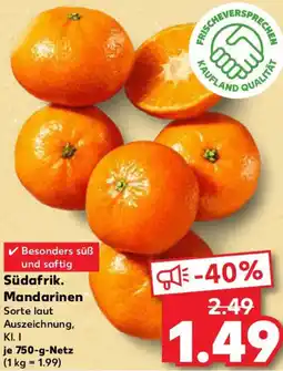 Kaufland Südafrik. Mandarinen Angebot