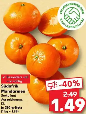 Kaufland Südafrik. Mandarinen Angebot