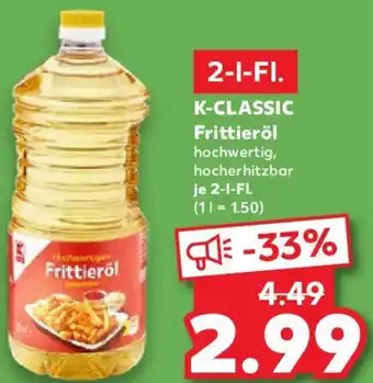 Kaufland K-CLASSIC Frittieröl Angebot