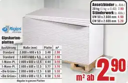 B1 Discount Baumarkt Rigips Gipskartonplatten Angebot