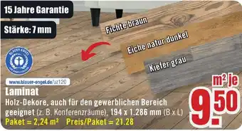 B1 Discount Baumarkt Laminat Angebot