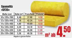 B1 Discount Baumarkt Spannfilz SF35 Angebot