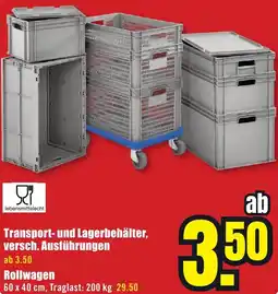 B1 Discount Baumarkt Transport- und Lagerbehälter, versch. Ausführungen Angebot