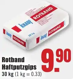 B1 Discount Baumarkt KNAUF Rotband Haftputzgips Angebot
