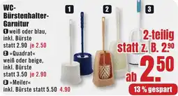 B1 Discount Baumarkt WC Bürstenhalter Garnitur Angebot