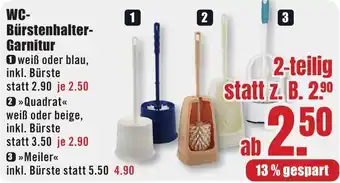 B1 Discount Baumarkt WC Bürstenhalter Garnitur Angebot