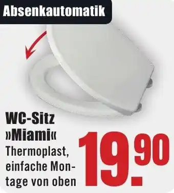 B1 Discount Baumarkt WC-Sitz Miami Angebot
