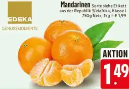 E-Center EDEKA GENUSSMOMENTE Mandarinen Angebot