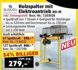 Norma Holzspalter mit Elektroantrieb HO-7E Angebot