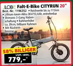 Norma Falt E-Bike CityRun 20 Angebot