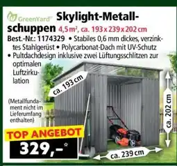 Norma Skylight-Metallschuppen Angebot