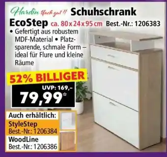 Norma Schuhschrank EcoStep ca. 80x24x95 cm Angebot