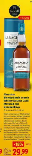 Lidl Abrachan Blended Malt Scotch Whisky Double Cask Matured mit Geschenkkbox Angebot