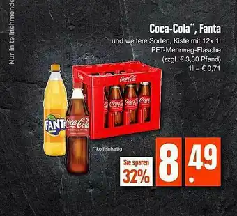 Edeka Coca-cola, Fanta Angebot