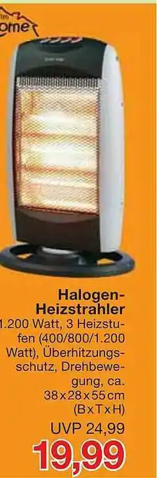 Jawoll Halogen Heizstrahler Angebot