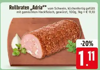 Edeka Rollbraten „Adria" Angebot