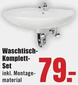 B1 Discount Baumarkt Waschtisch Komplett Set Angebot
