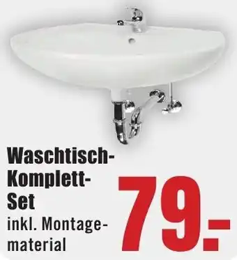 B1 Discount Baumarkt Waschtisch Komplett Set Angebot