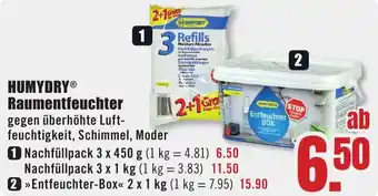 B1 Discount Baumarkt HUMYDRY Raumentfeuchter Angebot
