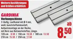 B1 Discount Baumarkt GARDINIA Vorhangschiene Angebot