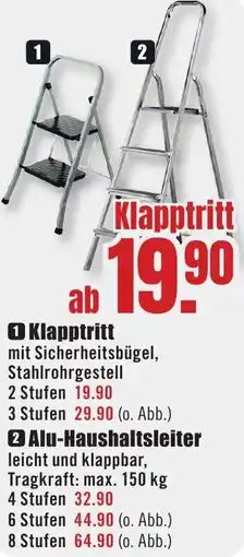 B1 Discount Baumarkt Klapptritt Angebot
